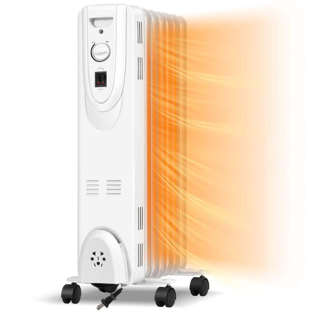 ARLIME Oil Filled Radiator Heater, Portable Radiator Heater with Thermostat