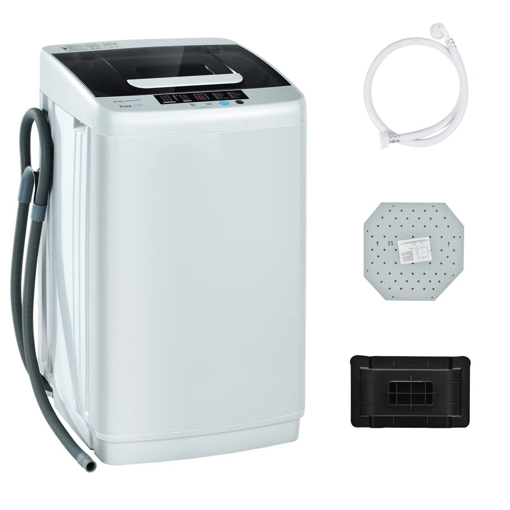 ARLIME Portable Washing Machine, 2-in-1 Laundry Washer and Spin Combo with 10 Programs, 8.8lbs Capacity