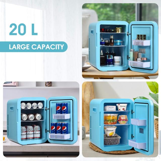 ARLIME 20 L Compact Cooler Warmer Mini Fridge for Bedroom, Office, Car, Dorm