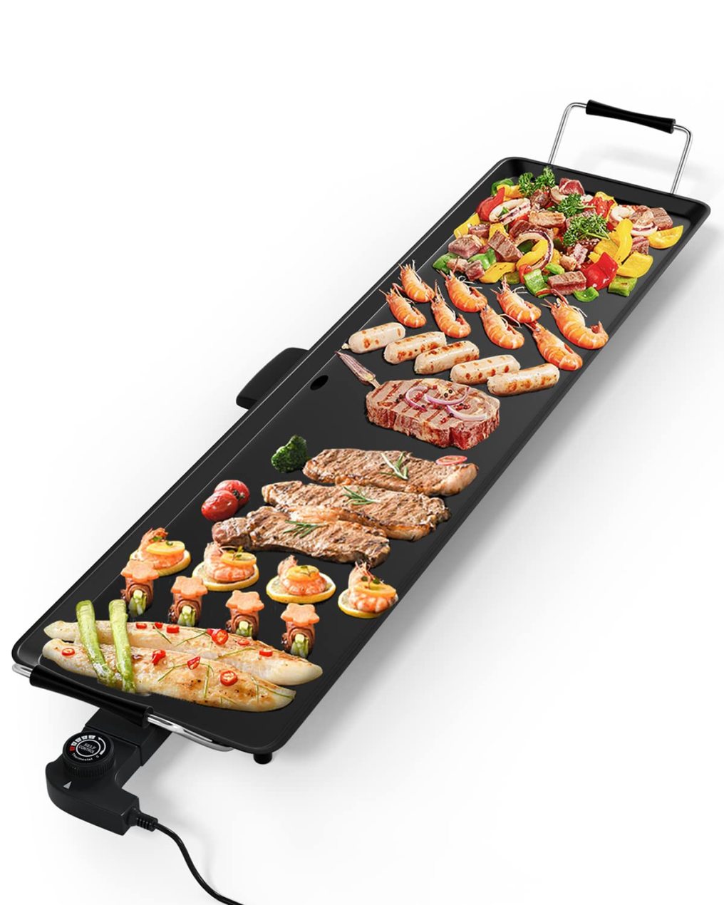 ARLIME Large Electric griddle, 35" Teppanyaki Grill Extra Large Table Top Griddle