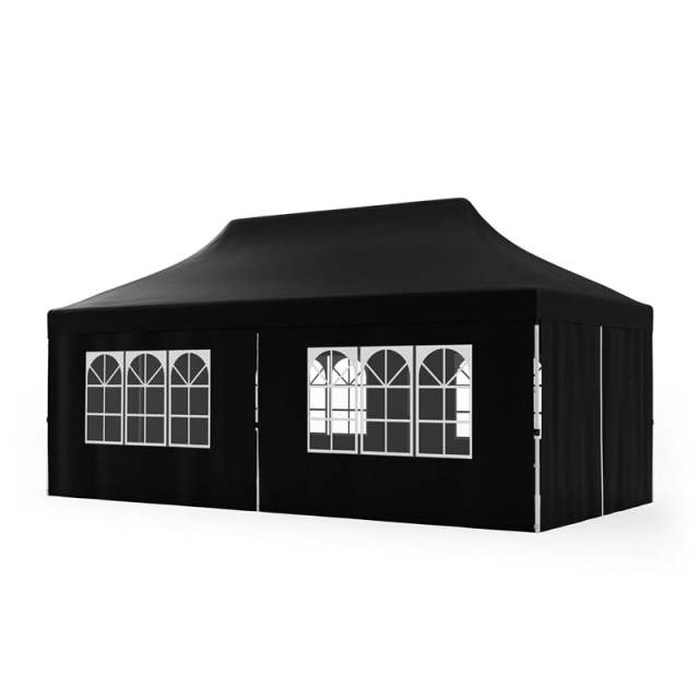 10x20FT Pop Up Canopy with 6 Removable Sidewalls & Carry Bag, UPF50+ Instant Setup Outdoor Canopy Tent for Weddings, Parties, Backyard & Beach
