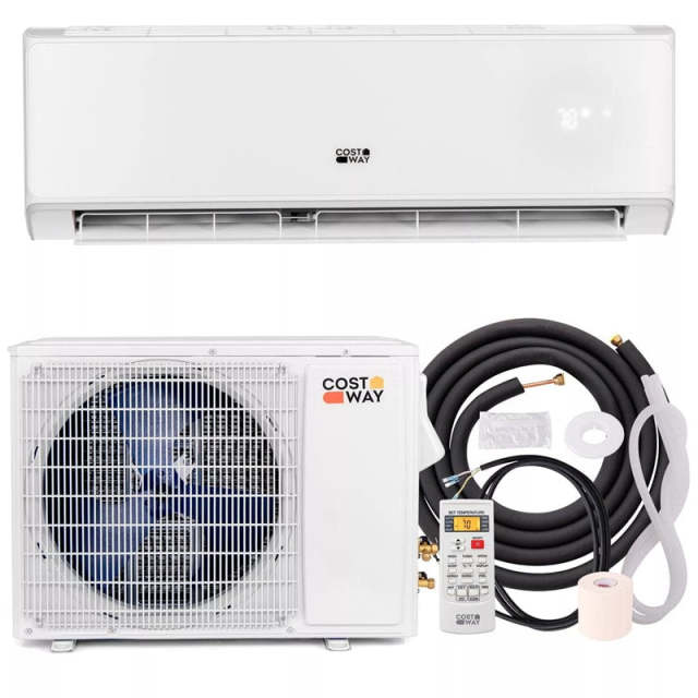 22000BTU Wifi Enabled Mini Split Air Conditioner & Heater, 21 SEER2 208-230V Inverter Split Wall AC Unit ECO Mode w/ Heat Pump, Installation Kit