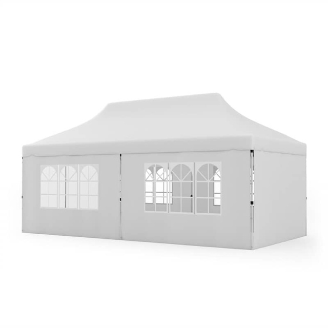 10x20FT Pop Up Canopy with 6 Removable Sidewalls & Carry Bag, UPF50+ Instant Setup Outdoor Canopy Tent for Weddings, Parties, Backyard & Beach
