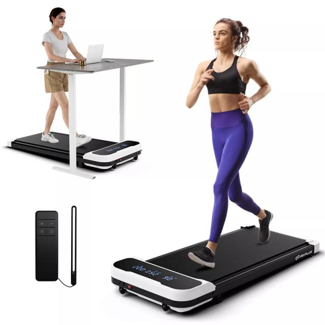 3-in-1 Walking Pad Under Desk Treadmill 2.5HP with Remote, LED Display & 3 Countdown Modes, Portable Compact Jogging Machine for Home/Office