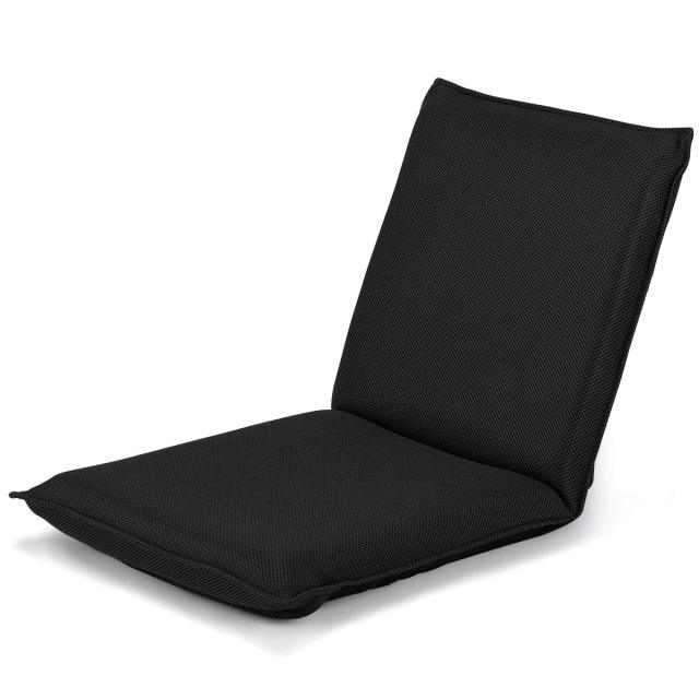KOMFOTT Adjustable Mesh Floor Sofa Chair, 6-Position Multi-Angle Padded Floor Chair