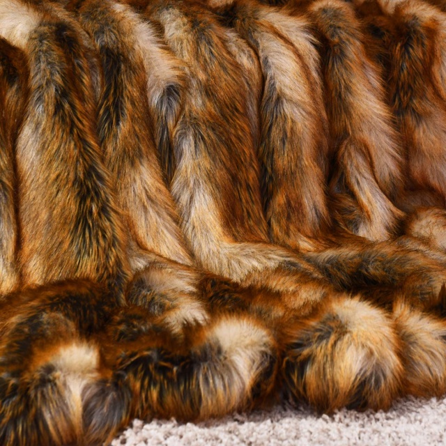 KOMFOTT Faux Fur Throw Blanket (58" x 84")
