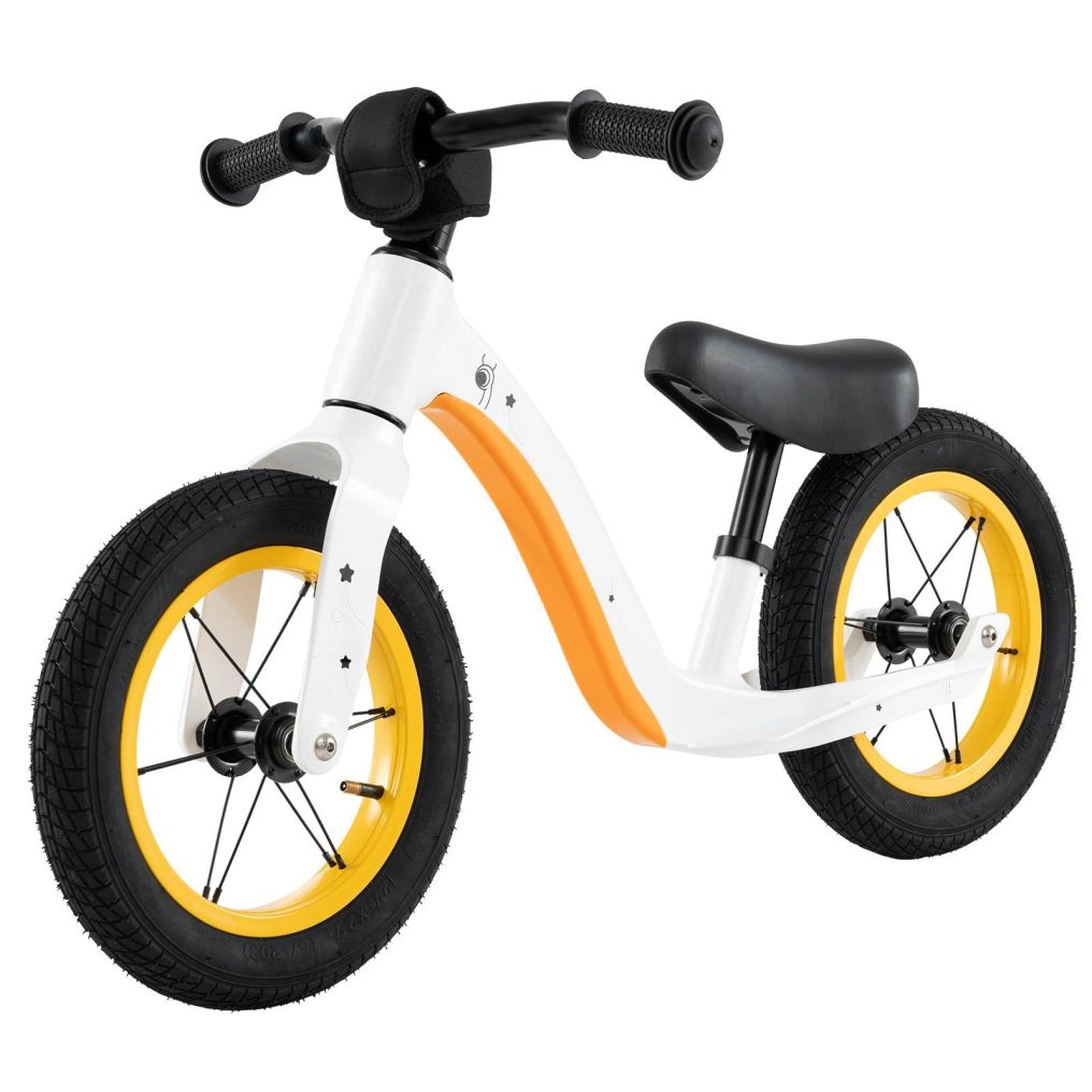 12-Inch Balance Bike, Magnesium Alloy Frame Toddler Bike w/Adjustable Seat
