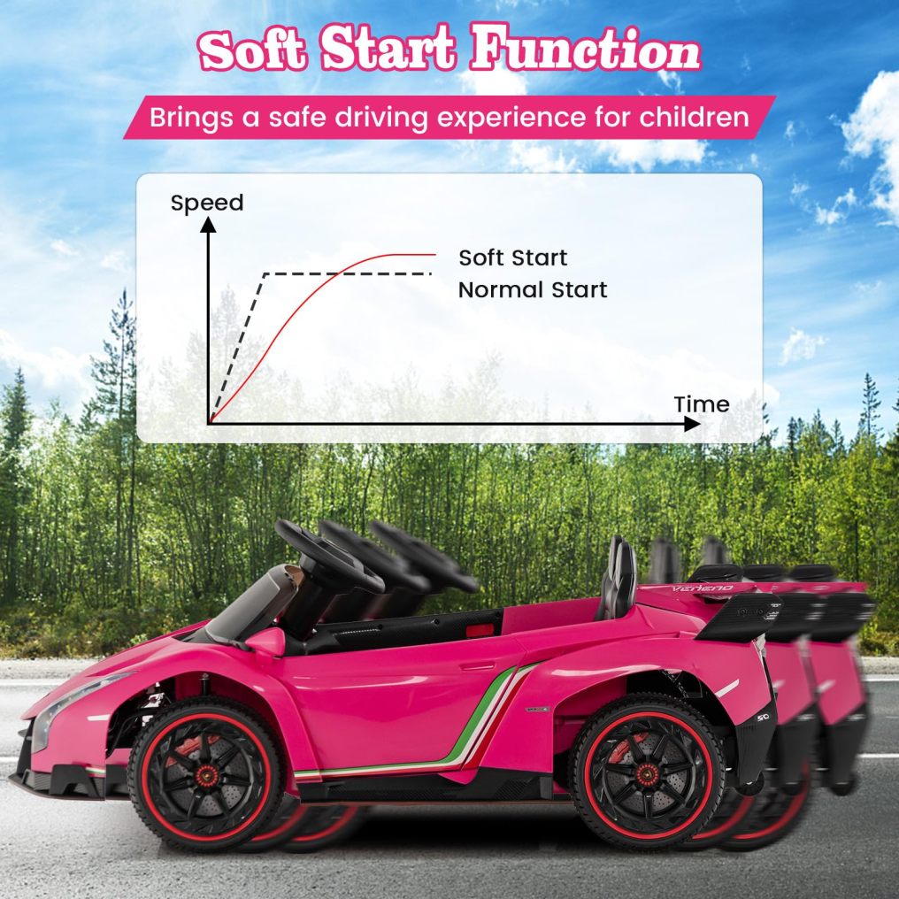 HONEY JOY Licensed Lamborghini Kid Ride-on Sports Car