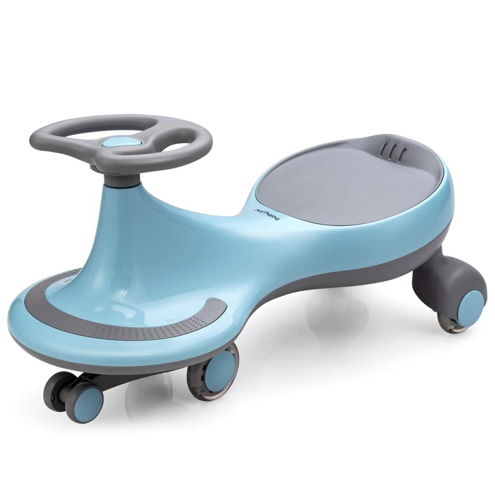 Wiggle Car for Kids, Swing Car with LED Flashing Wheels, No Batteries, Gears or Pedals h7
