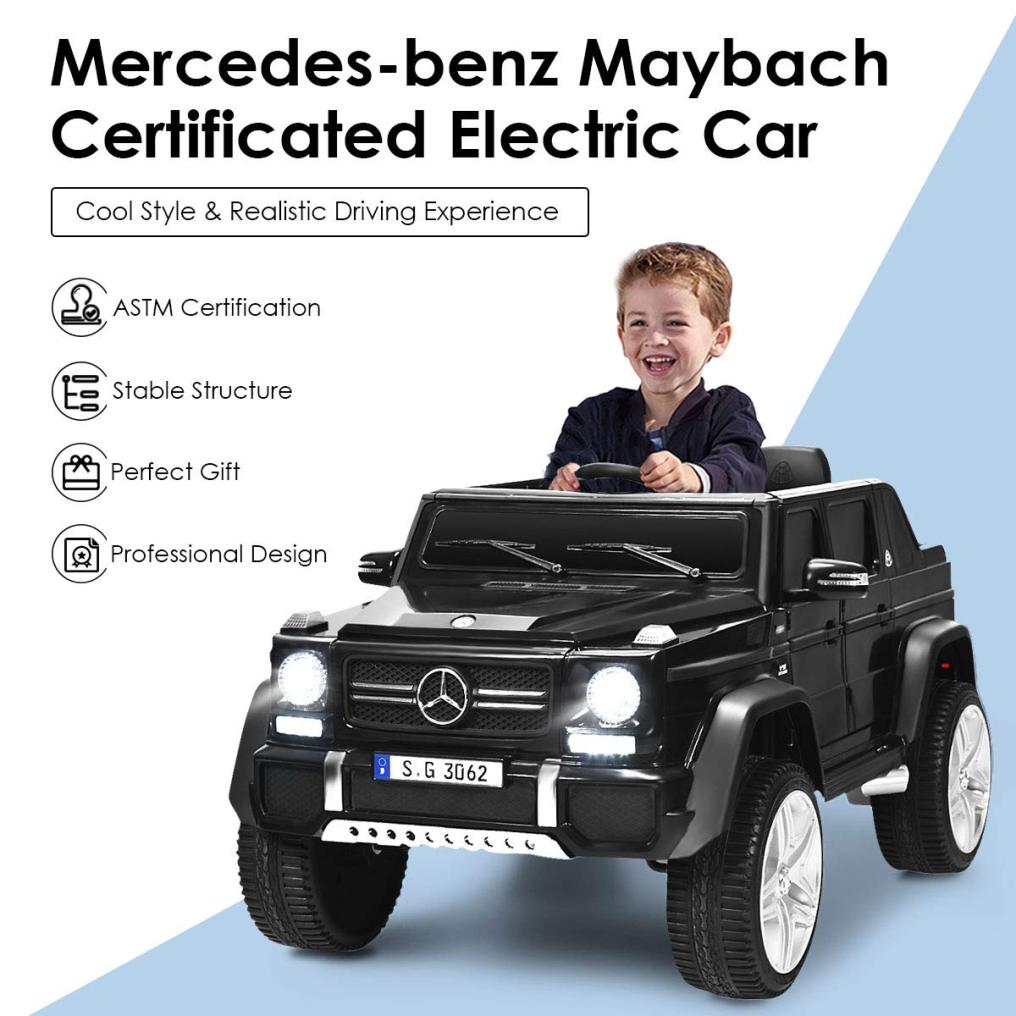 HONEY JOY Licensed Mercedes Benz Kids Ride on Car 12V Electric Vehicle Toy Car